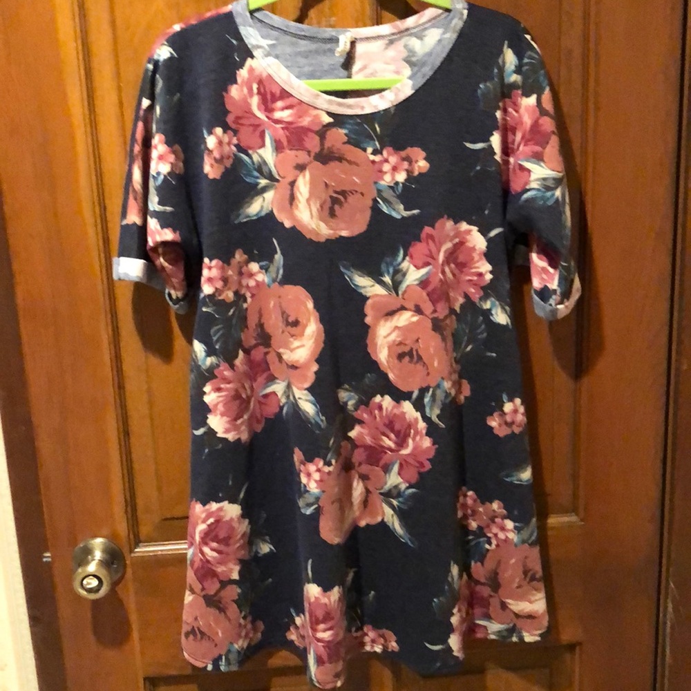 My Beloved Floral T Shirt Dress